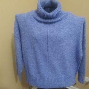 Akira Blue Turtle Neck Sweater